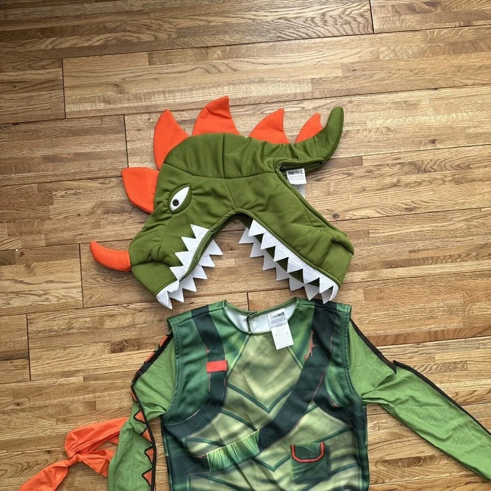 Fortnite Rex Dinosaur Costume Size M 8-10‎
